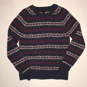 J. Crew - Lambswool Fair Isle Crewneck Sweater - S